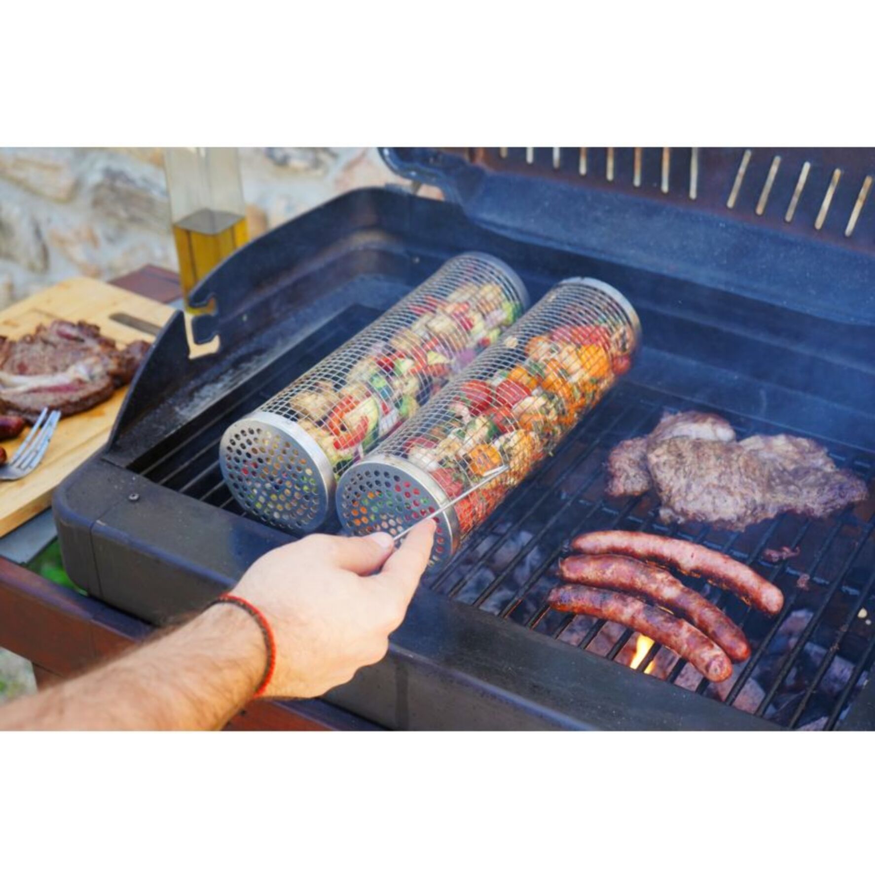 Ustensile barbecue COOKUT Roll grill