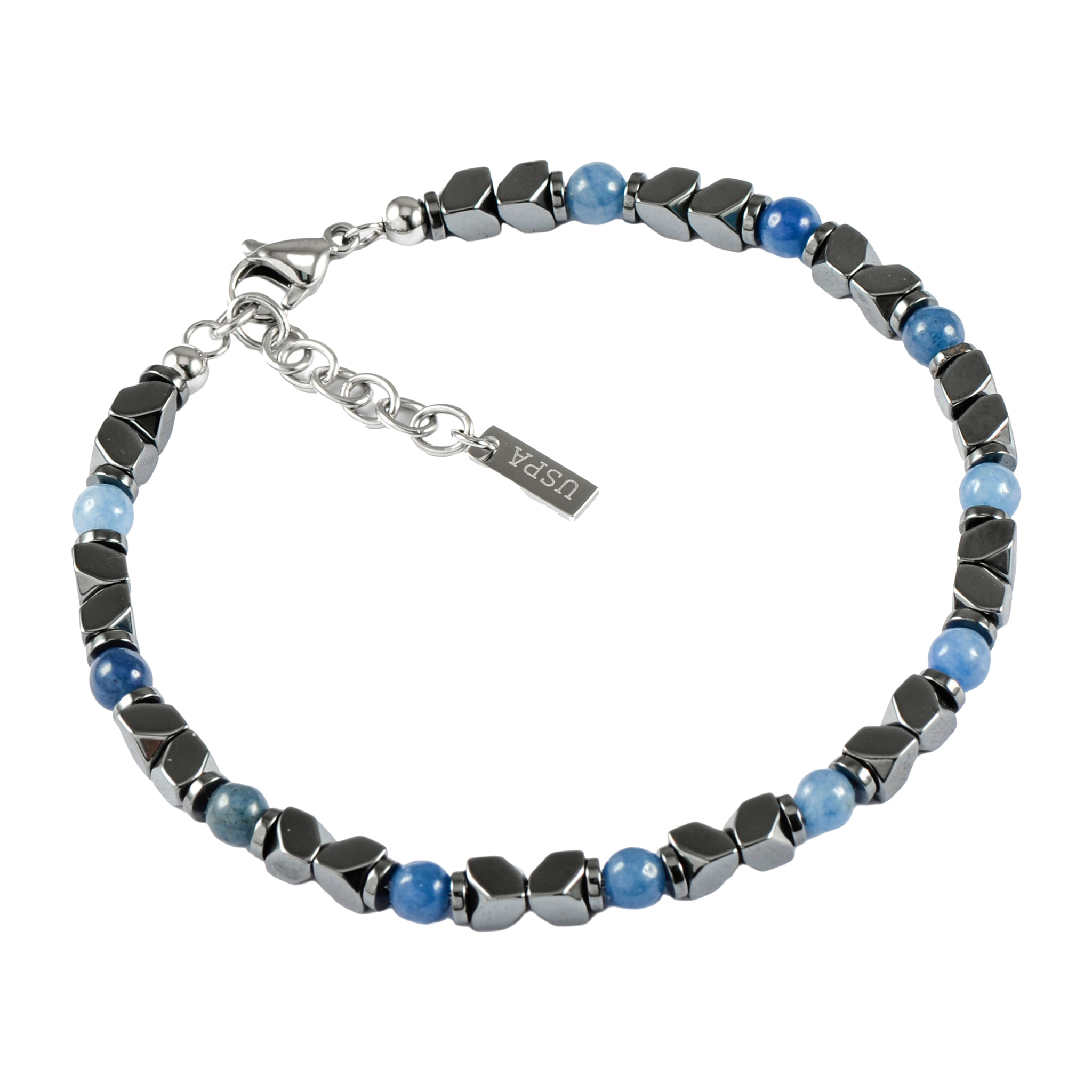 Bracciale U.S. Polo Assn. In acciaio con pietre