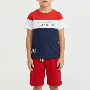 Set t-shirt e bermuda jersey