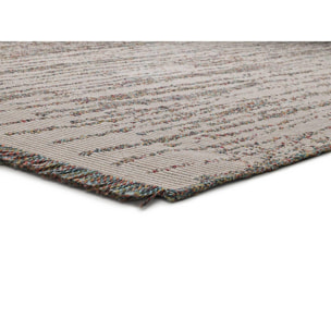 NIYA Alfombra étnica con flecos de exterior-interior multicolor, varias medidas disponibles