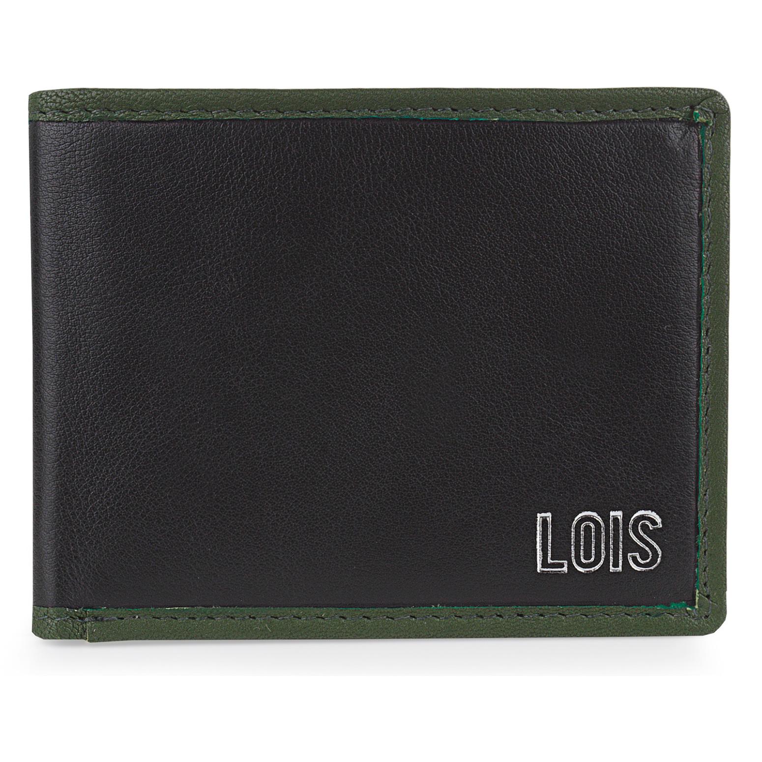 Cartera Hombre Piel Lois Davis Negro-Kaki