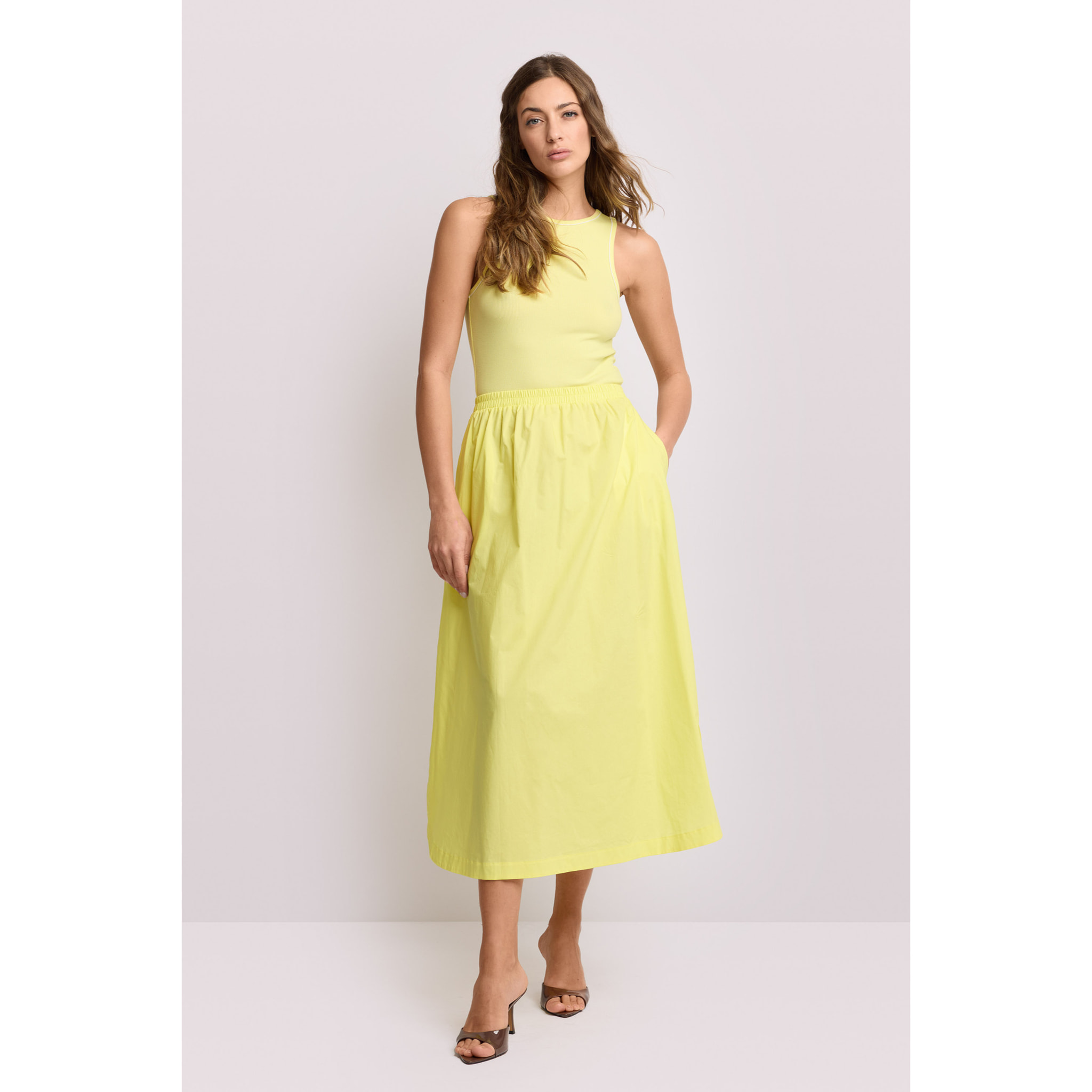 Kocca - Abito in stile minimal Donna, Tinta unita, Girocollo