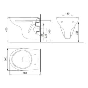 Pack Autoportant Bati-support Geberit Duofix + WC suspendu Jika Neo + Plaque blanche (S-LineProGebX)