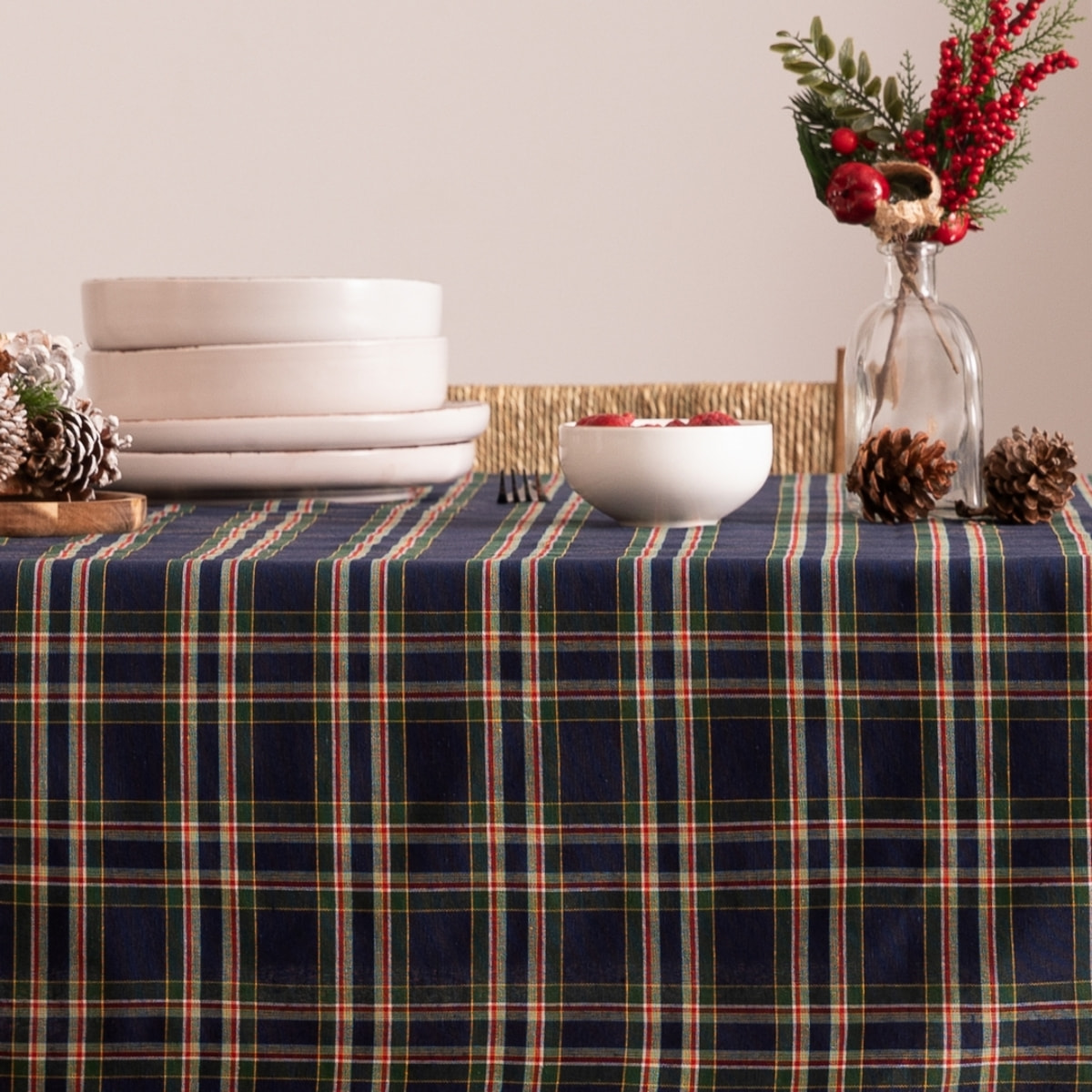 Mantel antimanchas NAIBI AZUL