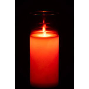 J-Line lampe Brillante - verre - rouge - large - LED