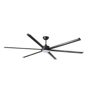 ROTTERDAM 25 XXL LED Ventilador de techo negro