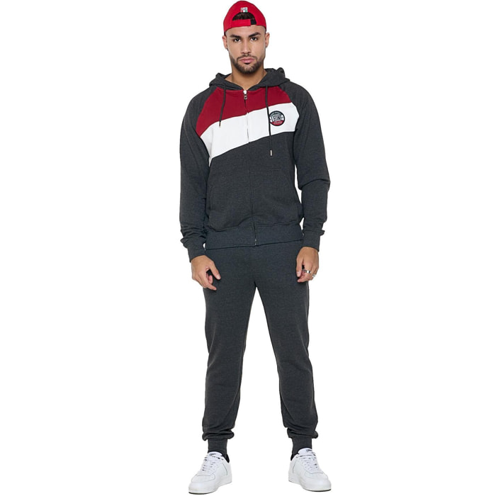 Tuta da uomo invernale con cappuccio 'Varsity'