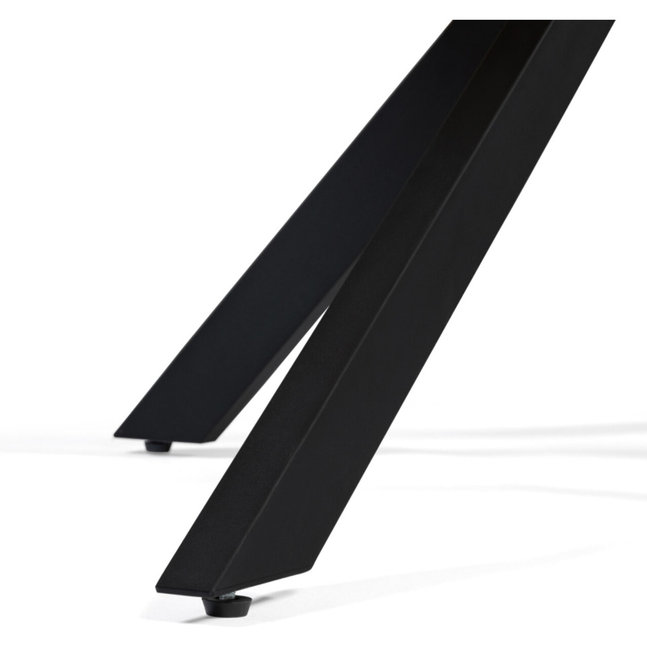 Table à manger Spider bois et noir 160cm