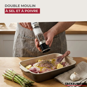 Moulin 2 en 1 à sel et à poivre Fackelmann