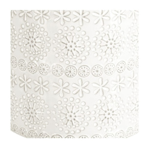 Porte savon Porcelaine RELIEF Blanc Spirella