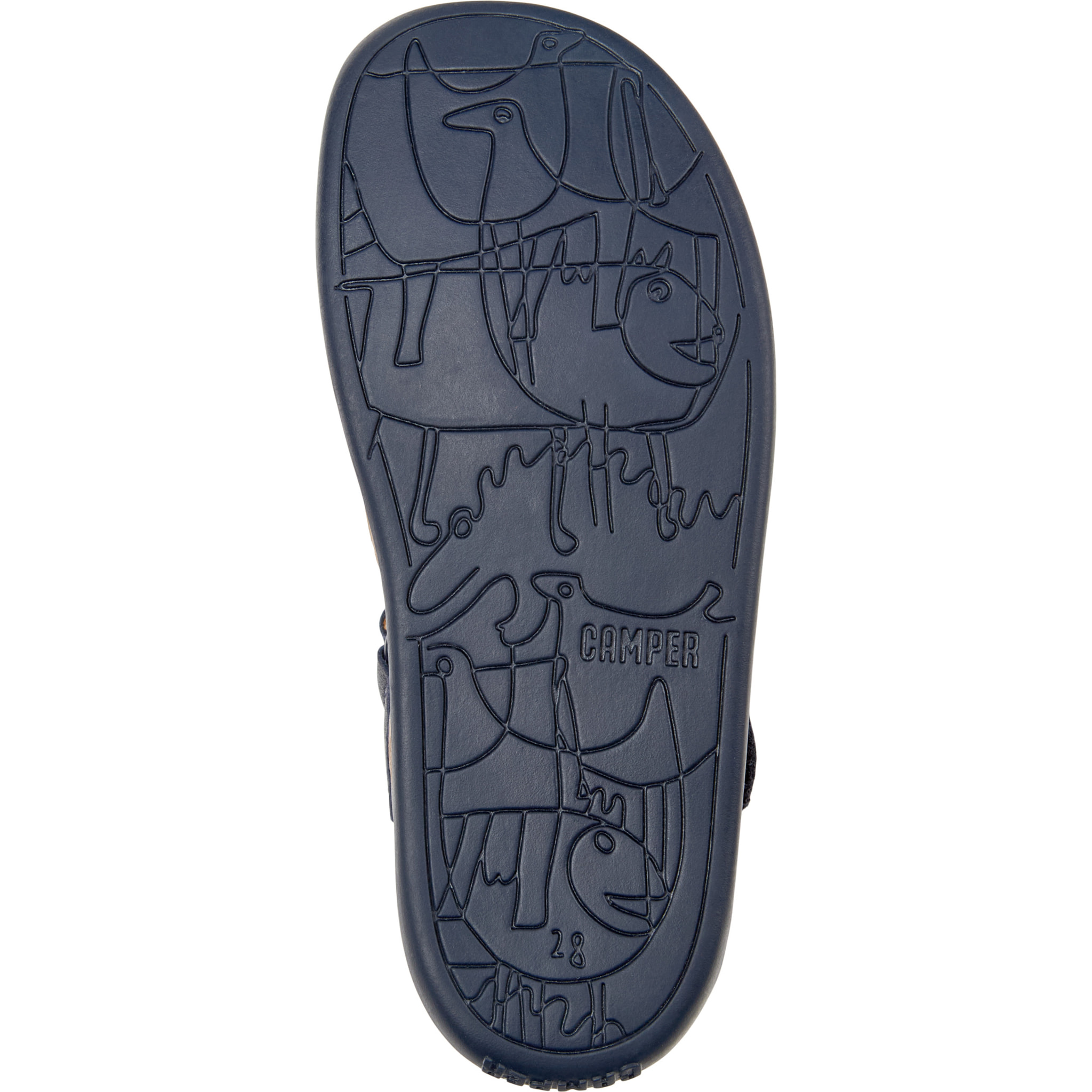 Sandali - CAMPER Bicho - Blu - Pelle liscia