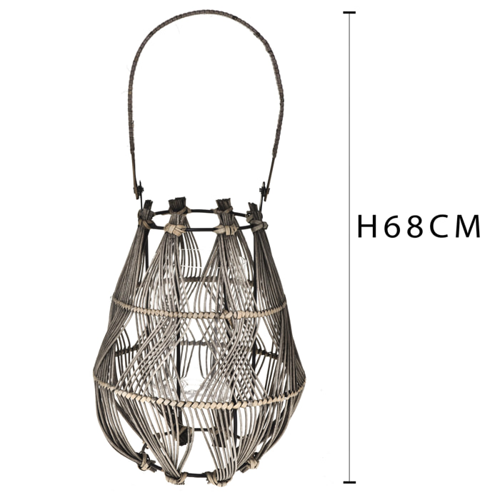 Lanterna - Pezzi 2 - 21xH68x21cm - Bianchi Dino SpA