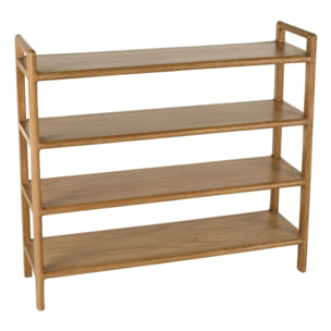 AMY - Etagère 4 niveaux en bois de mindi AMY