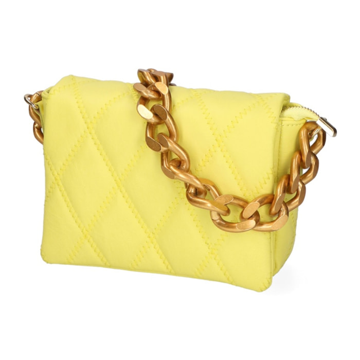 Borsa a mano da donna - Modello Lunara - Vera pelle - 20.0 x 14.0 x 6.5 cm