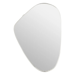 Miroir mural Roman argent 40x30cm