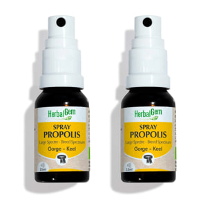 Herbalgem- Duo pack Propolis spray - Bio - 15 ml