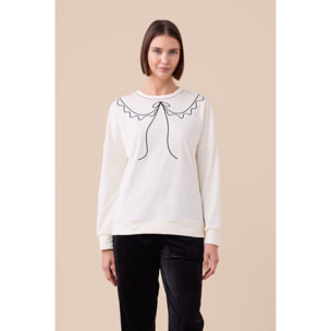 Pigiama donna ciniglia felpata - soft touch articolo fiocco. Noidinotte