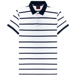 Polo Shirts Robe di Kappa Uomo Bianco AGAPIOS