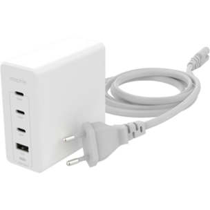 Chargeur secteur MOPHIE 120W GaN 4 en 1 Blanc