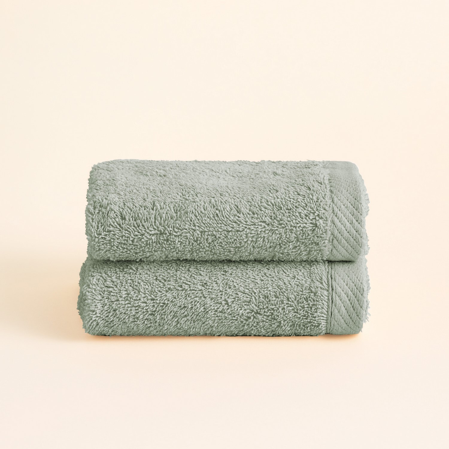 Serviette Éponge 100% Coton Peigné - 600 g/m2 OLIVE