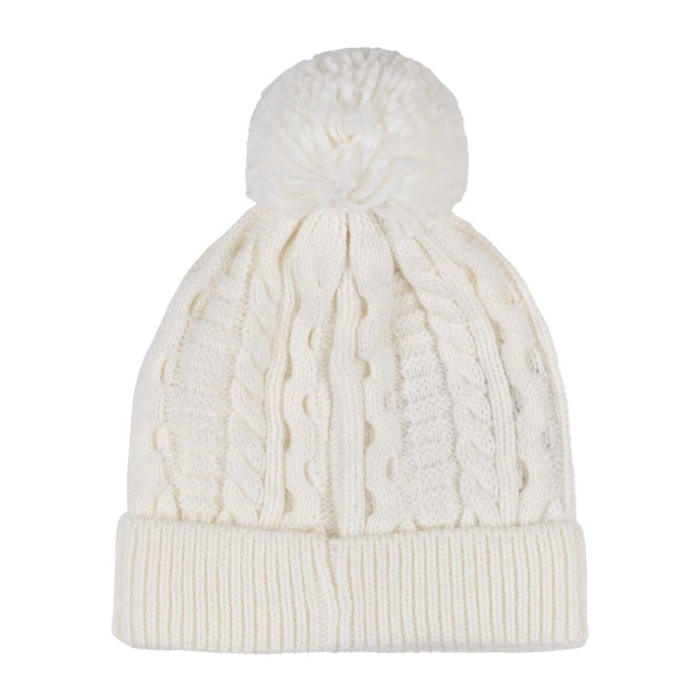 Gorro de invierno para mujer con pompón trenzado "Relaxed"