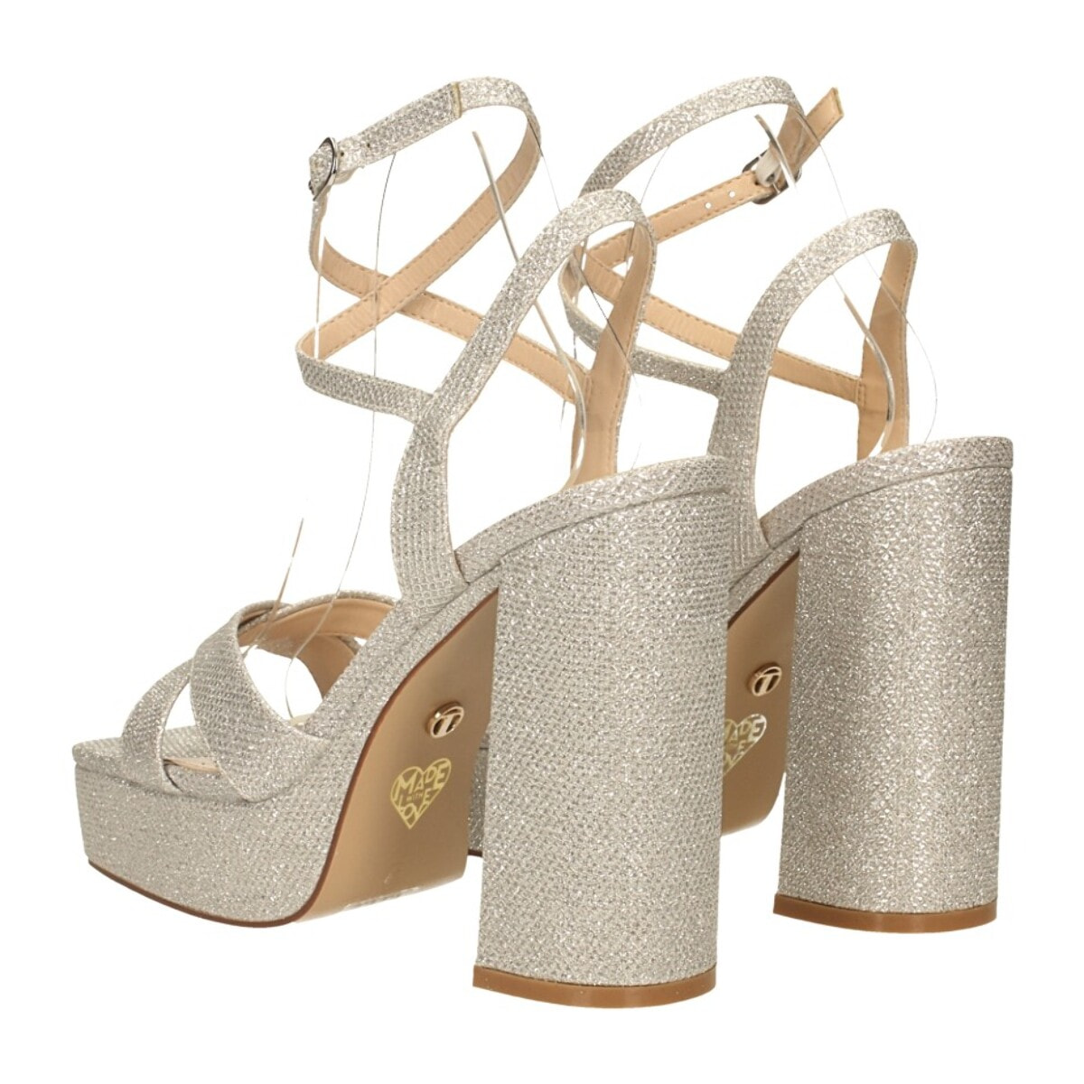 Sandali Donna Tata Italia Argentato