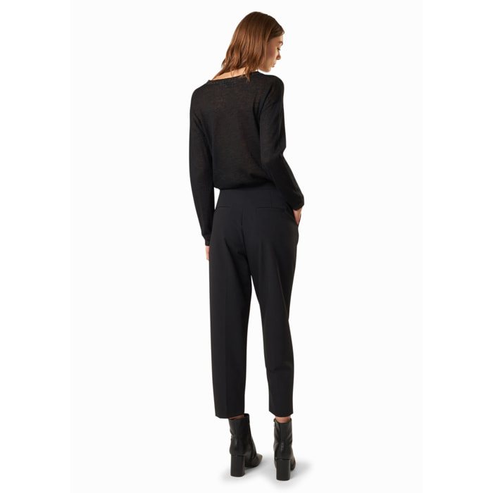 PANTALONE NERO CONBIPEL