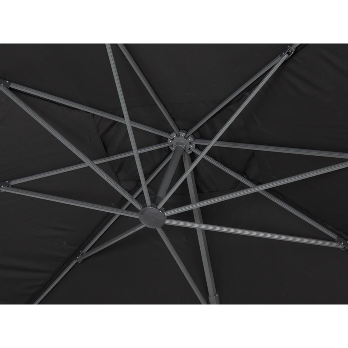 Parasol déporté "Sun 4" - 3 x 4 m - Noir