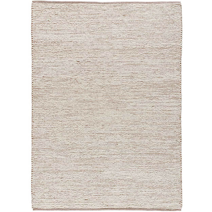 REIMAGINE Alfombra de algodón reciclado en crema, varias medidas disponibles