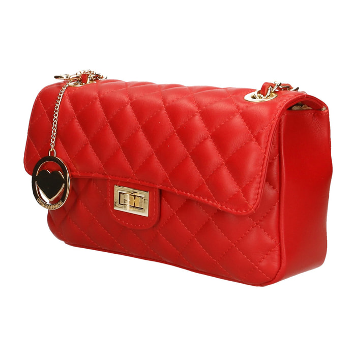 Chicca Borse Borsa a Spalla Rosso