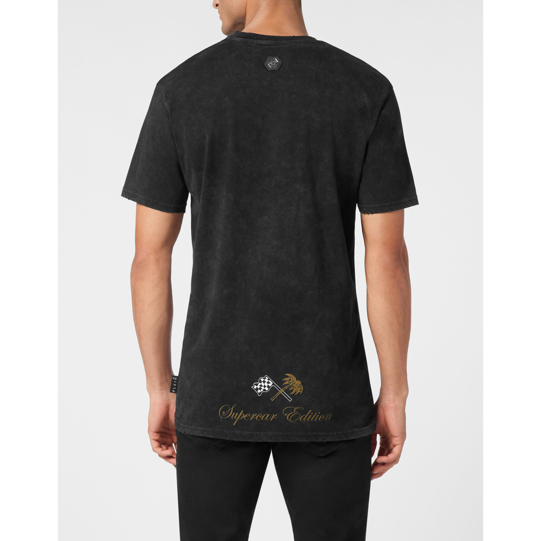 PHILIPP PLEIN T-Shirt Round Neck RACING