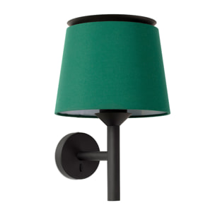 SAVOY Lampe applique noire/vert