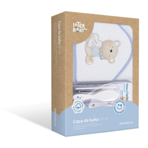 Capa de Baño Love You con Peine y Cepillo