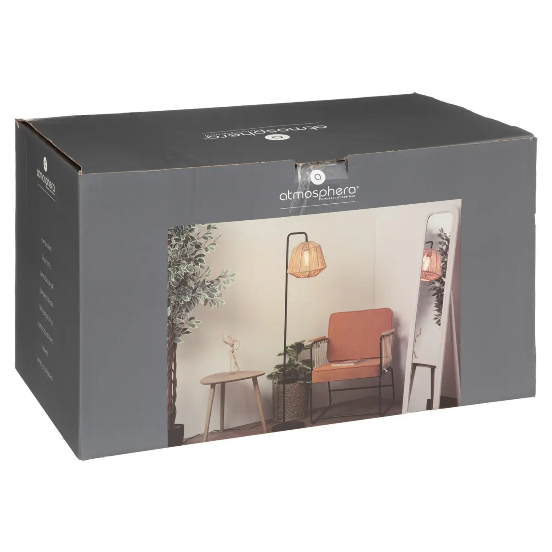 Lampadaire "Jily" beige H150cm