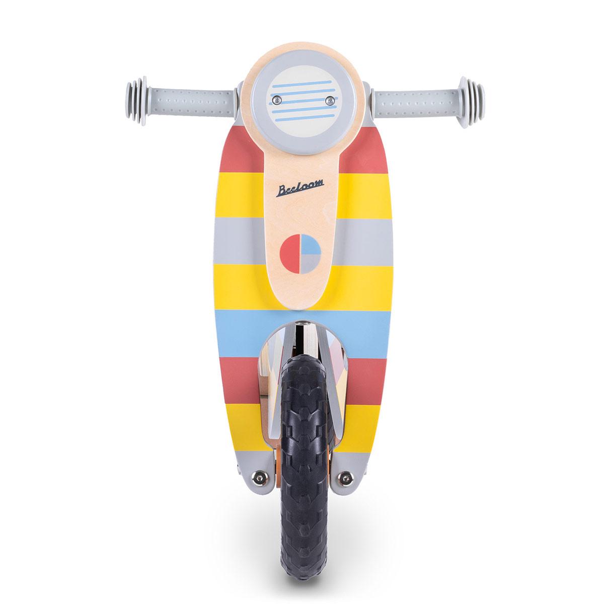 Moto sin pedales RAINBOW SCOOTER correpasillos infantil de madera diseño multicolor