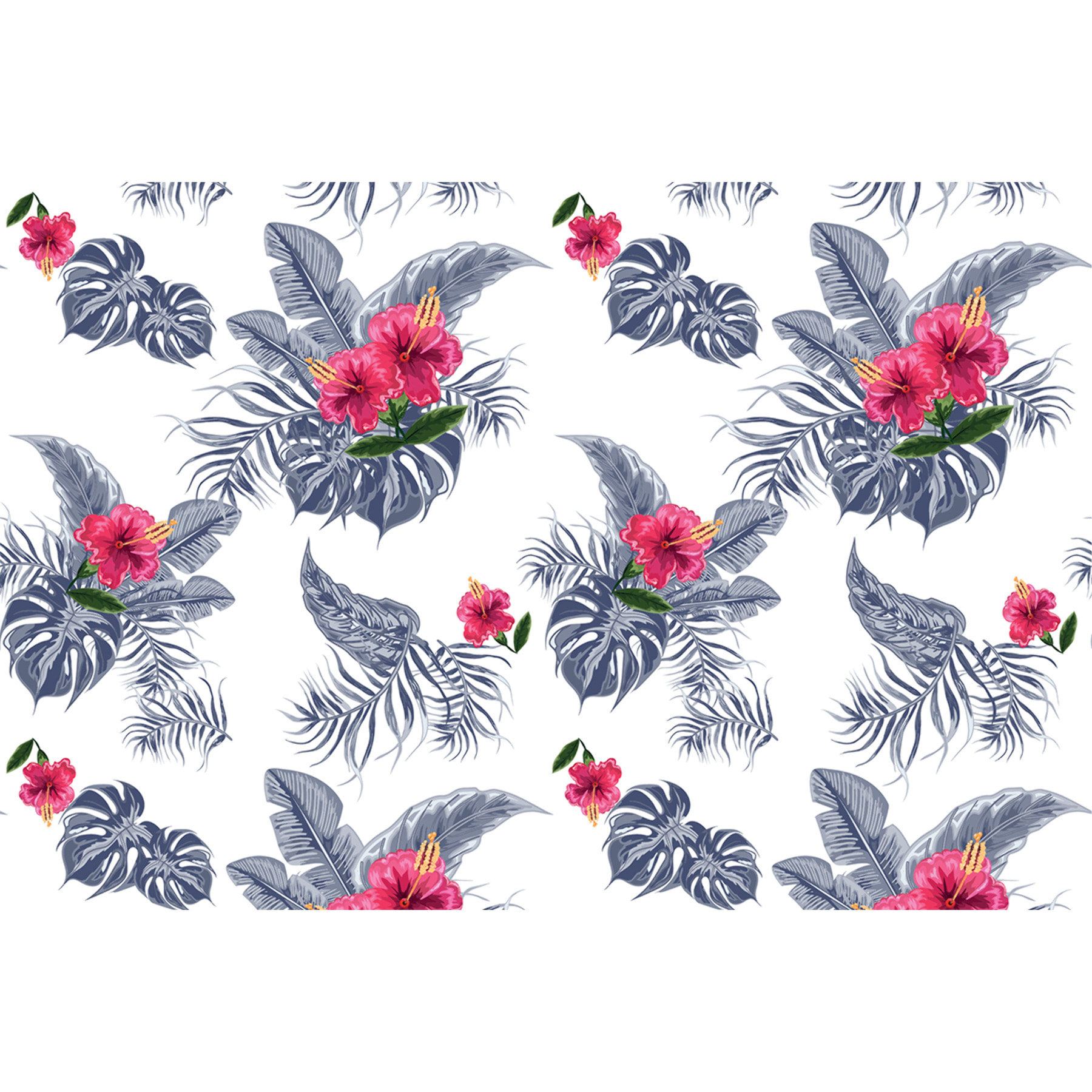 Sticker meuble tropical hina 40 x 60 cm