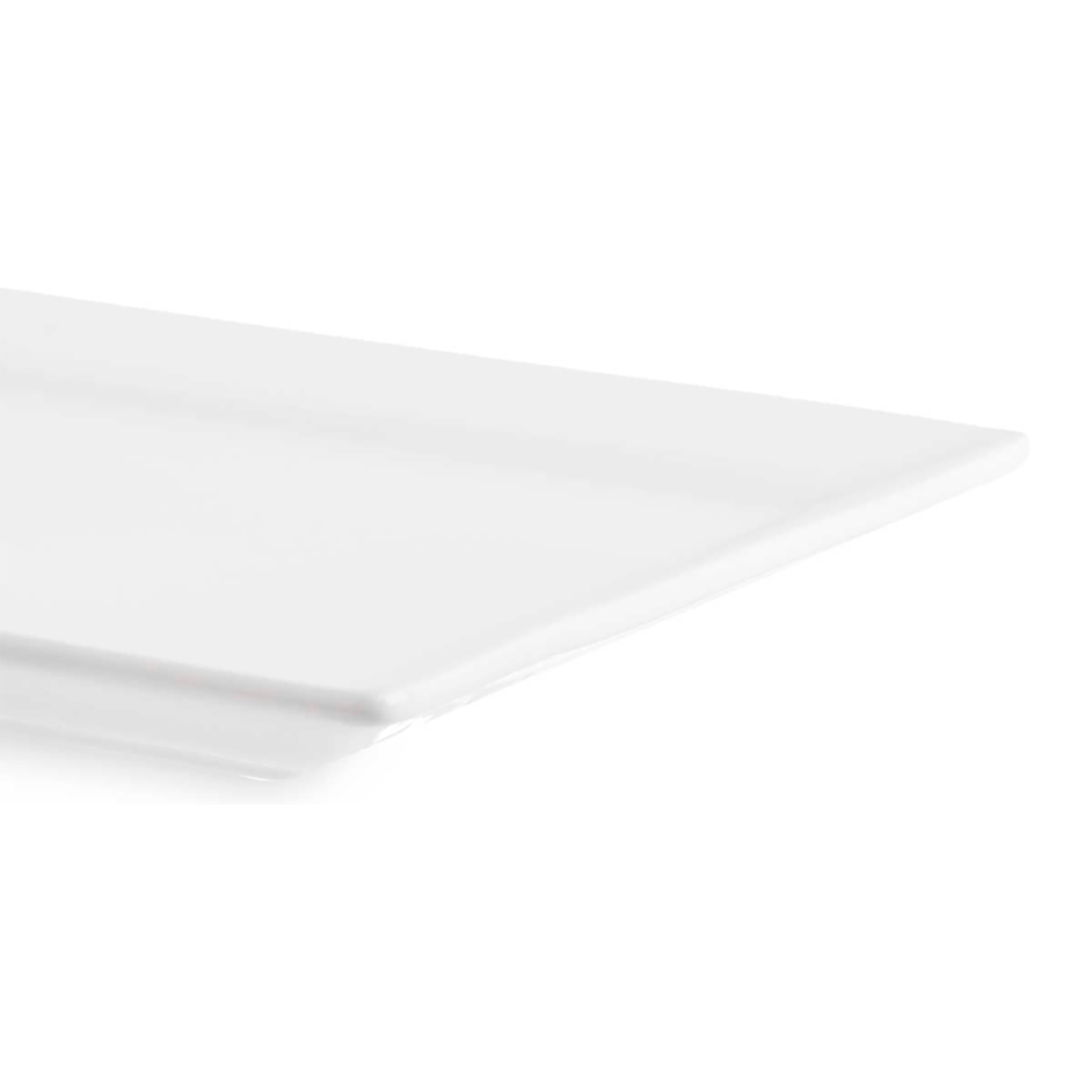 DAM VASSOIO RETTANGOLARE IN PORCELLANA 40,7 CM 40x17x2,5 Cm. Colore bianco