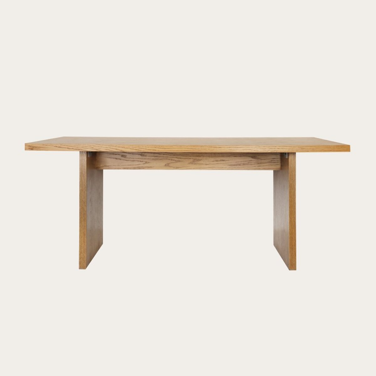 Table à manger Norfolk -tableau en tôle naturelle de chêne-couleur chêne 180 x 76 x 90 cm