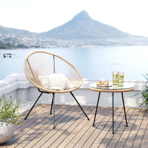 Table d'appoint Acapulco nature Kare Design