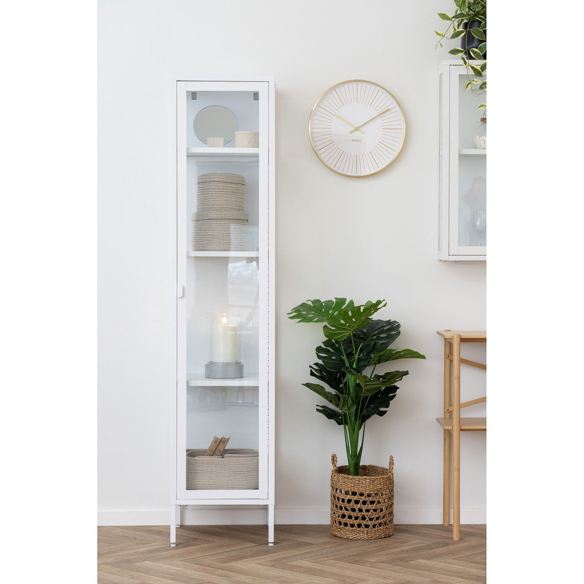 Set 3 cestini in cotone intrecciato Teixo — beige naturale