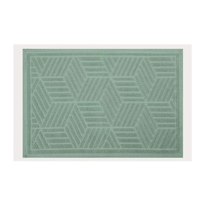 Tapis de bain Coton CUBO 50x80cm Vert Basil Spirella