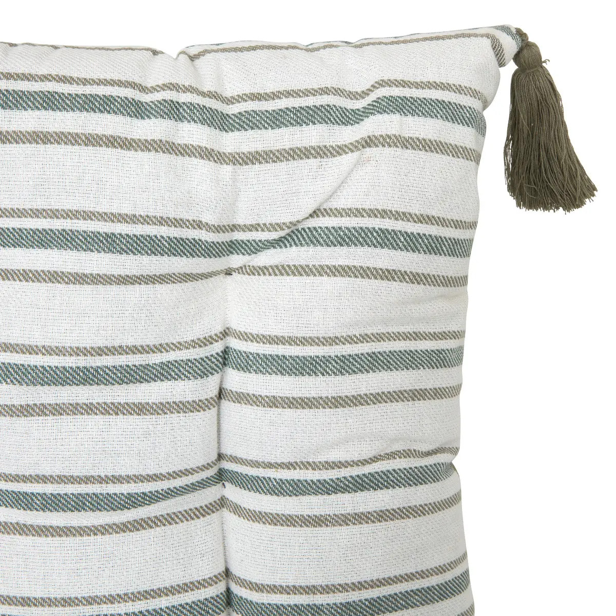 Coussin de sol Groove 120x60cm rayé vert