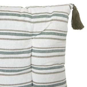 Coussin de sol Groove 120x60cm rayé vert