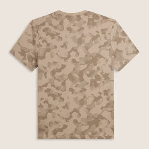 T-shirt camouflage con fondo tinta unita e logo cuore