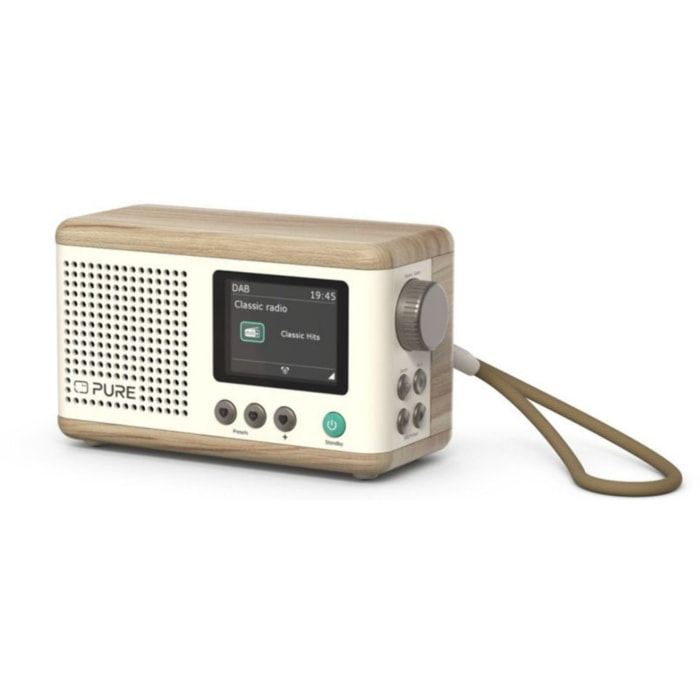 Radio DAB PURE Classic Mini Cotton White/Oak