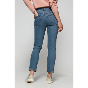 Jeans Telma blu denim con particolari Polo Club