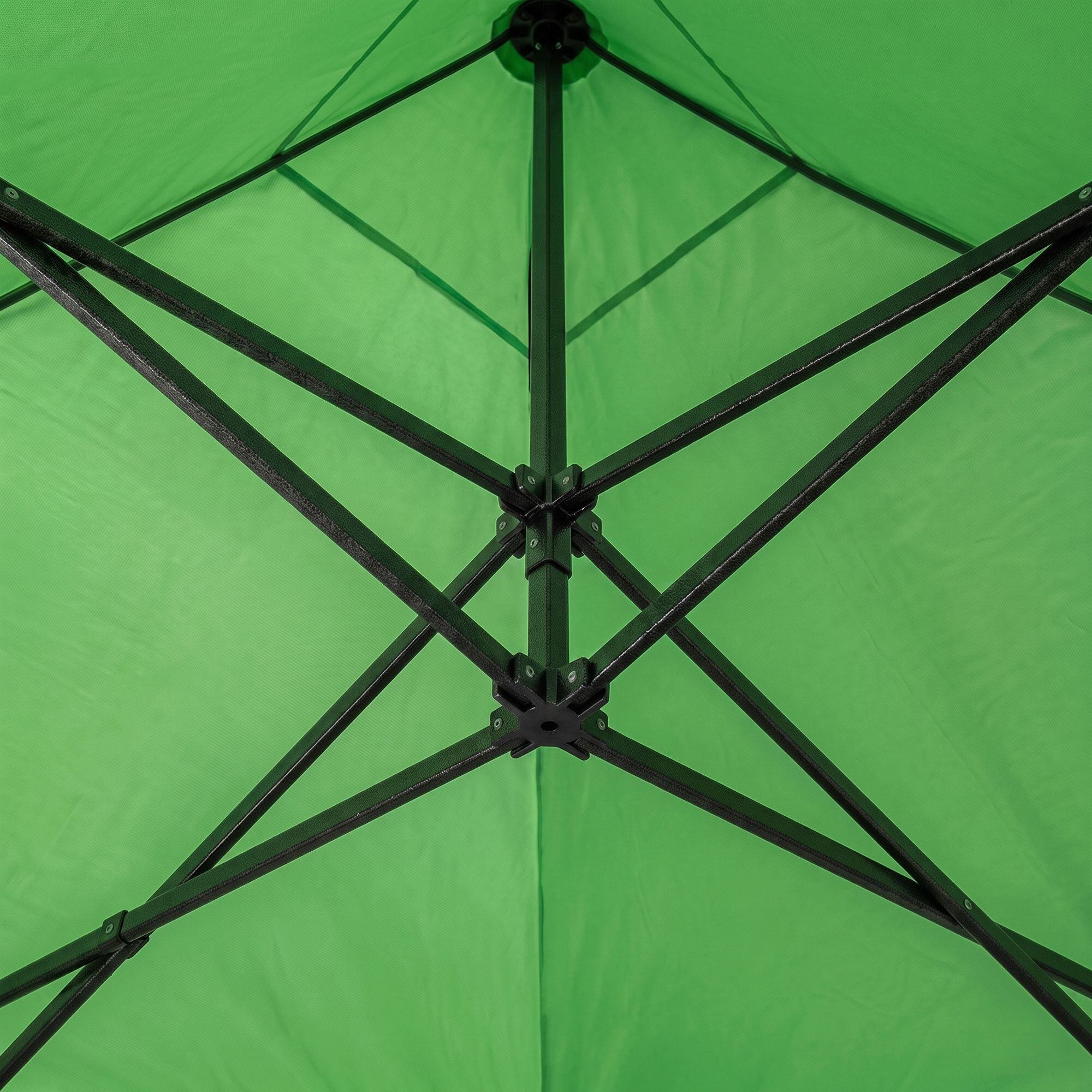 Gazebo richiudibile 3x3 pieghevole a fisarmonica automatico mercato tenda con sacca colore verde