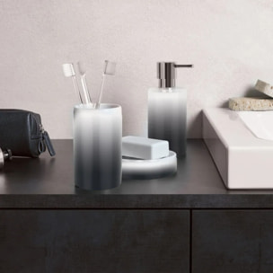 Distributeur de savon Céramique TUBE GRADIENT Noir Spirella