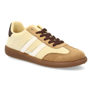 Zapatillas deportivas mujer casual efecto ante con cordones