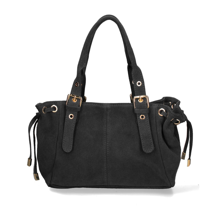 Borsa a mano da donna Made in Italy - Modello Lumena Lux - 100% pelle - 20.0 x 21.0 x 33.0 cm